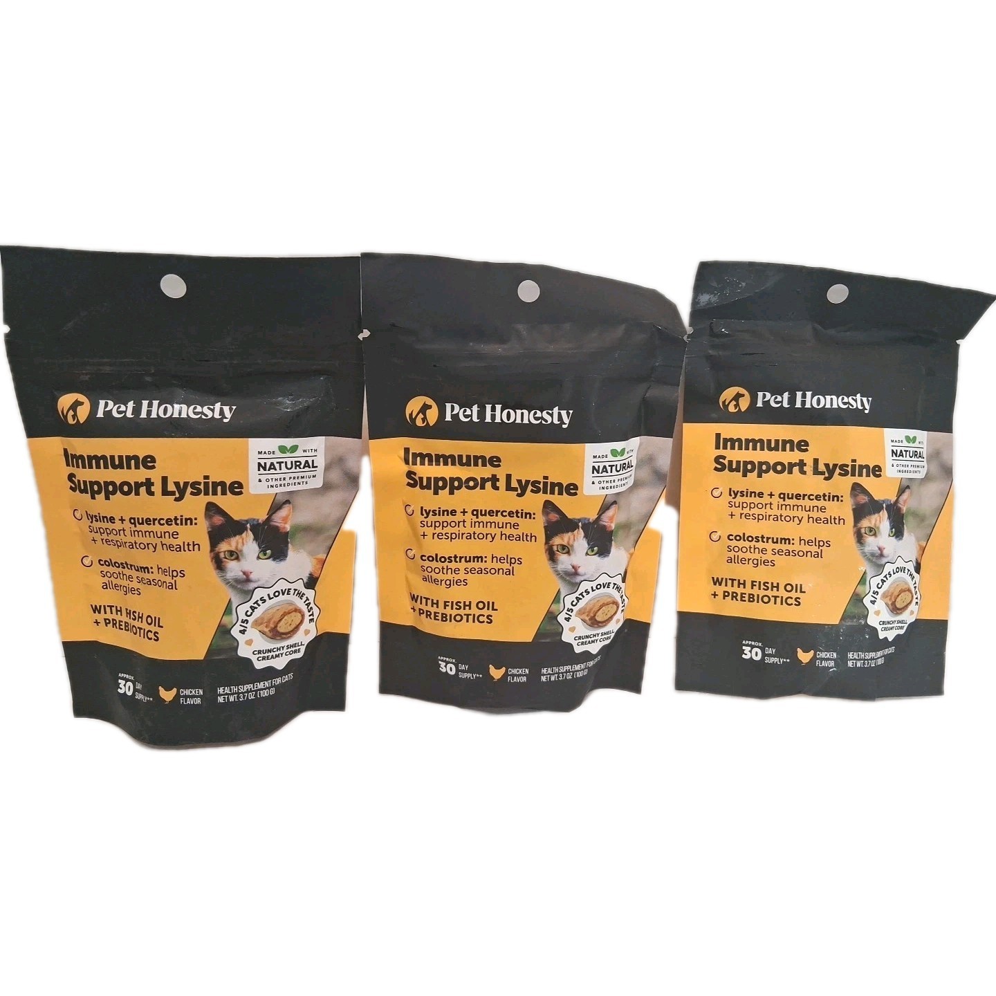 Pet Honesty Immune Support 30-day Supply Chicken Flavor CATS Exp: 04/26 ... - $27.67