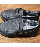 Boys Navy Blue Dress Loafer Shoes Size 6 Toddler By Koala Kids  - £9.46 GBP