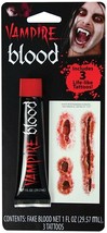 Halloween Vampire Blood &amp;  Scar Makeup Kit  - Costume Theater Face Paint, New - £1.99 GBP