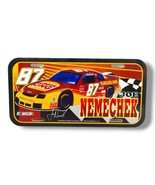 Vintage Joe Nemechek Plastic License Plate #87 Burger King NASCAR Wincraft  - £22.88 GBP