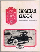 Canadian Klaxon Historical Automotive Society Of Canada 1974 32 Pages - £7.01 GBP