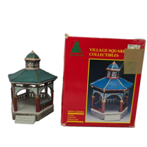 Lemax 1993 Christmas Village Square New Gazebo Porcelain Colonial for Cottage - £27.45 GBP