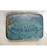 Vintage Collectible EDGEWORTH PLUG SLICE Smoking Tabacco Empty Tin-Richm... - £23.41 GBP
