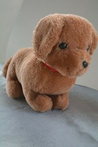  VTG R. Dakin Puppy Plush Korea Nutshell 11&quot; 1981 Dachshund Wiener Dog T... - £23.41 GBP