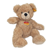 10" STEIFF # 111471 FLYNN TAN TEDDY BEAR STUFFED ANIMAL PLUSH SOFT NEW W... - $19.00
