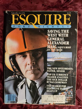 ESQUIRE September 26 1978 Alexander Haig Frank Corsaro Speedboat Stanley Stearns - £8.49 GBP