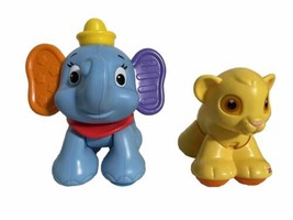 Fisher Price Disney Amazing Animal Clicker Pals Toys Babies Dumbo Simba Moveable - £15.09 GBP