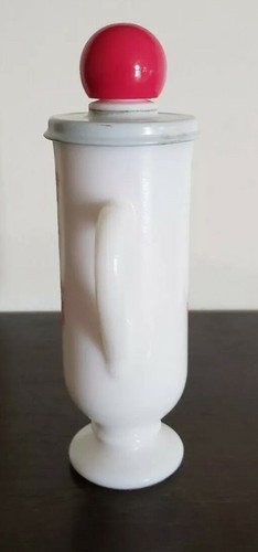 Vintage Collectible Avon Dutch Treat Demi Cup Milk Glass Victorian Scene ~ 4 Item image 4