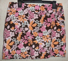 Excellent Womens Sonoma Life + Style Floral Print Skort Size 10 - £18.24 GBP