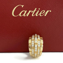 Authenticity Guarantee 
Cartier 5-Row Maillon Panthere One Single Diamond Hoo... - £3,978.37 GBP