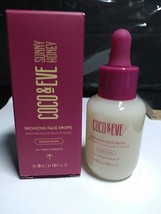 Coco &amp; Eve Sunny Honey BRONZING FACE DROP, MEDIUM GLOW, 1.01 FL Oz. NIB - $268.12 MXN