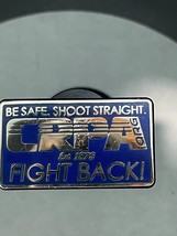 1875  CRPA Be Safe Shoot Straight  Hat Lapel Pin - $13.86