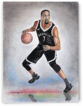 Brooklyn Nets Metal Sign NBA Basketball Artwork 12x8in - $34.84 CAD