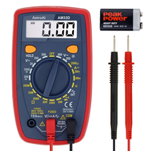 Multimeter 2000 Counts Digital with DC AC Voltmeter and Ohm Volt Amp Tester - $20.85