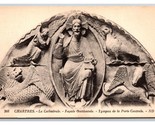 Charters Cathedral West Facade Detail Chartres France UNP DB Postcard P28 - $3.91