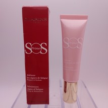 CLARINS SOS Primer Minimizes Signs of Fatigue Preps Moisturizes 01 ROSE - €10,96 EUR