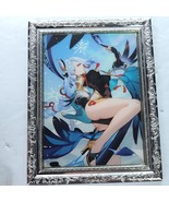 Shenhe Waifu Anime Girl Trading Card SIlver Heavy Metal 3&quot; x 4&quot; - $397.62 MXN