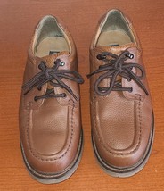 Dockers Shoes Men&#39;s 9.5 Glacier Brown Lace-Up Waterproof Moc Toe - $30.35
