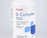 GNC B Complex 100 Metabolism Energy Hair Nails 250 Vegetarian Caplets BB... - £20.38 GBP