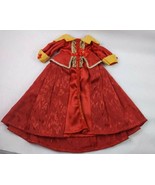 Unbranded Red Princess Doll Gown approximately 16&quot; Doll Size - £19.33 GBP
