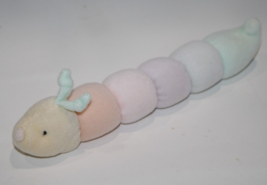 Baby GUND Mini Tinkle Crinkle 9&quot; Stuffed Plush Worm Caterpillar Rattle P... - £14.68 GBP