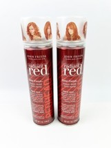 TWO John Frieda Radiant Red Color Finish Super Hold Hair Spray 7 oz *Read - £23.56 GBP