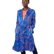 J Jason Wu Woven Printed Floral Trench Coat 2X (404) - £38.15 GBP