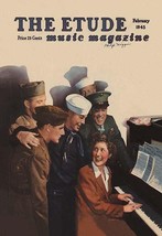 Etude - Soldiers at the USO Sing-a-Long 20 x 30 Poster - £20.31 GBP