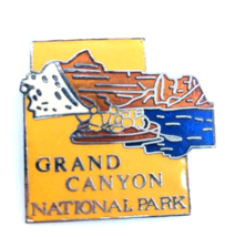 VTG Grand Canyon National Park Arizona River Rafting Enamel Pin Souvenir Mafco - £10.03 GBP