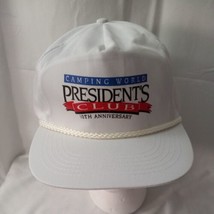 Vintage Camping World Presidents Club  Cap Rope Snapback Trucker Baseball Hat - £14.86 GBP