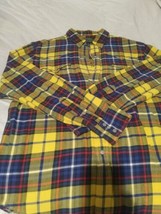 Polo Country Ralph Lauren Mens XL Plaid Button Up Snaps Long Sleeve - $26.17