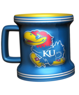 Kansas Jayhawks Shot Glass Sculpted Mini Mug NEW - £6.49 GBP