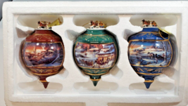 Bradford Editions Terry Redlin Christmas Ornament Heirloom Porcelain Collection4 - £27.25 GBP
