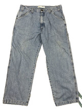 VTG Levis Carpenter Jeans Sz 36x28 Blue Baggy Wide Leg Skater Grunge Str... - $24.74