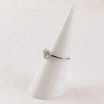 Rainbow Heart Ring Adjustable from Sz 3 to Sz 8 Cute Rings Kids or Adults image 4