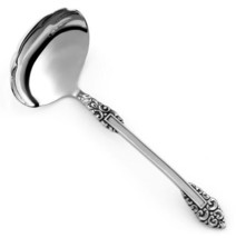 Oneida REMBRANDT Stainless Heirloom Cube Glossy Silverware Gravy Ladle - £9.26 GBP