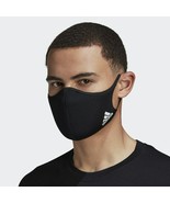 Adidas Authentic Face Mask Cover Black Size &quot;Medium/Large&quot; - £7.90 GBP