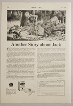 1926 Print Ad Post Grape Nuts Cereal Jack &amp; Beanstalk Slays the Giant  - £12.63 GBP