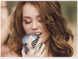 Miley Cyrus SIGNED Photo + COA Lifetime Guarantee - £71.10 GBP