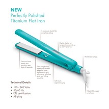 MoroccanOil Perfectly Polished Titanium Flat Iron - £151.52 GBP