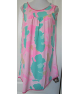 Betsy TW by Amanda Paige Sleeveless Nightgown Pink &amp; Green Tie dye Size ... - $14.80