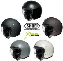 Shoei J.O Helmet Solid Inner Sun Shield Vintage Retro Lightweight DOT XS-2XL - £300.55 GBP