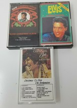 Elvis Christmas Album Christmas to Elvis Elvis In Hollywood Set of 3 Cassettes - £8.92 GBP