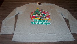Walt Disney Mickey Mouse Goofy Donald Christmas T-Shirt Mens Xl New w/ Tag - £19.77 GBP