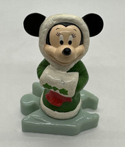 Disney Mickey&#39;s Once Upon A Christmas #6 3&quot; Minnie Mouse Figure McDonald... - $9.89