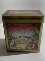 Retro Lipton Cup-A-Soup Tin kitchen decor Canadian Version English Frenc... - $18.43