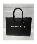 Michael Kors MK Mirella Medium Pebbled Leather Tote Bag - Black - £174.51 GBP