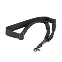 NEW Tactical Assault Rifle Adjustable Single Point Weapon Sling - SWAT BLACK - £18.16 GBP