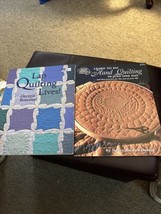 Two Quilting Books Lap Quilting Live &amp; Learn To Do Hand Quilting In One Day  - $14.85