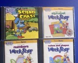 Vtech The Incredible Science Chase CD-Rom &amp; 3 Workshop Learning Pc Games - $39.60